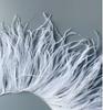Feather1 Meter/lot Ostrich Feather Trim 10-22cm for Sewing Dress Costume Carnival Wedding Decoration DIY Craft Hair Accessories