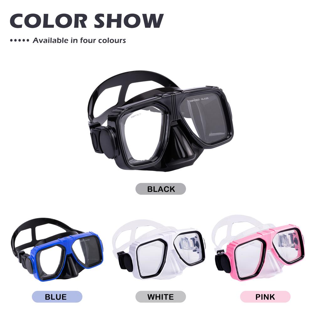 Adult Big Lenses Anti-UV Anti-Fog Diving Goggle Made Of Soft Silicone Softer And More Comfortable For Water Sports