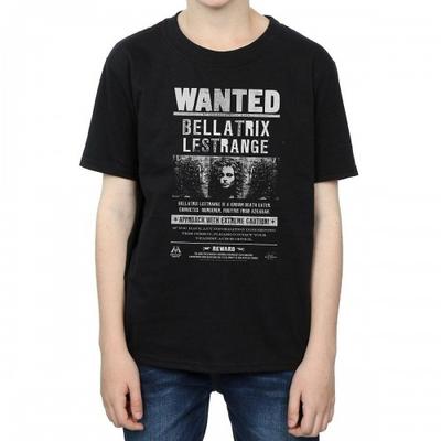 Boys Bellatrix Lestrange Wanted Poster Cotton T-Shirt