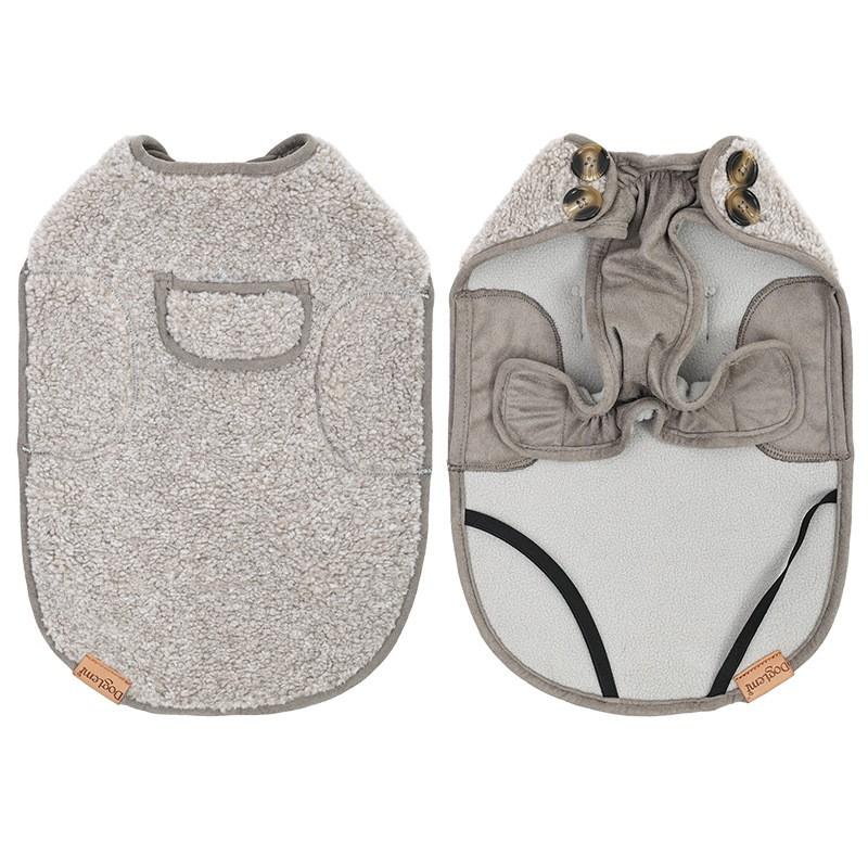 Dog Winter Warm Vest Thick Plush Sleeveless Coat Small Medium Dogs 4 Colors