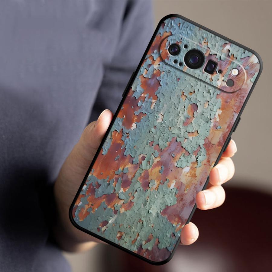 Funda Phone Cover Case for Google Pixel 10A 6 7 8 Pro 9a 10 9 Pro XL 6a 8a 7a Retro Rust