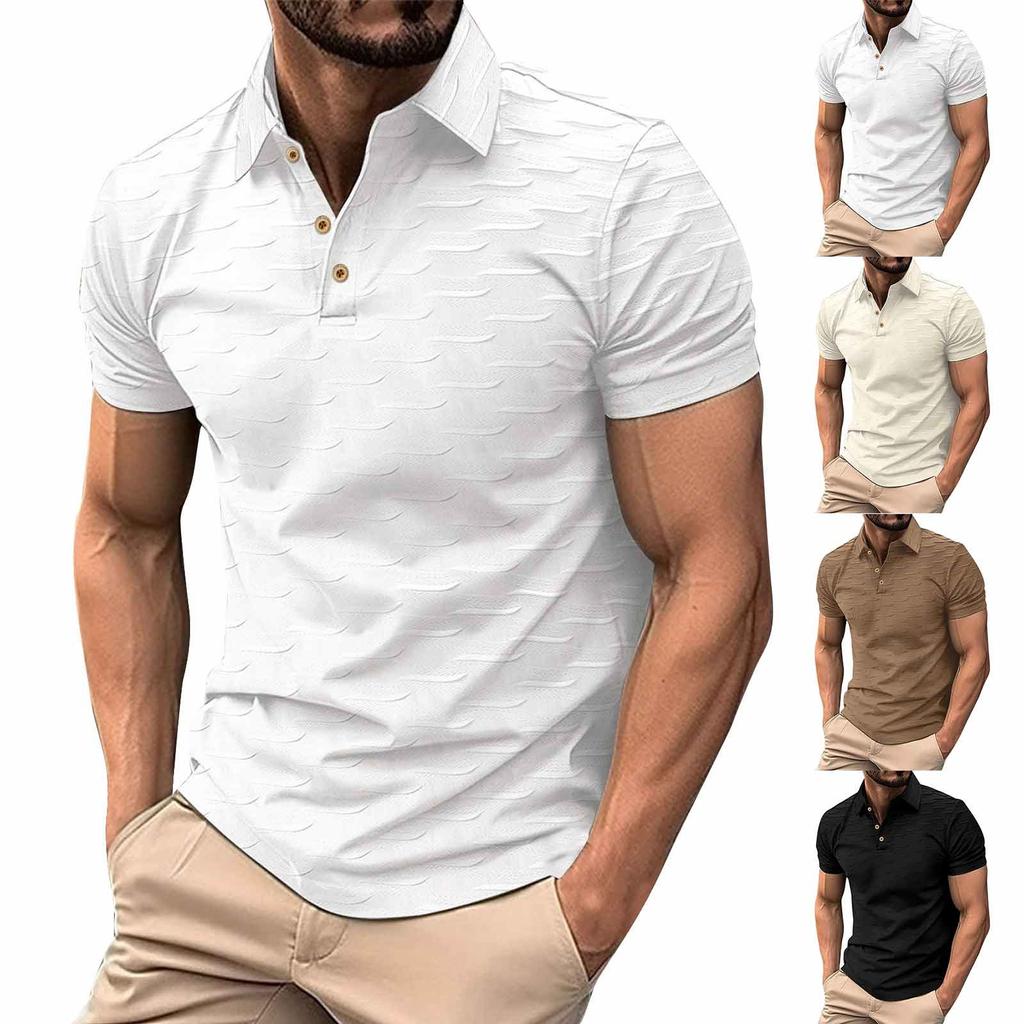 Herre Sommer Fritid Kultur Pustende kortermet skjorte topp