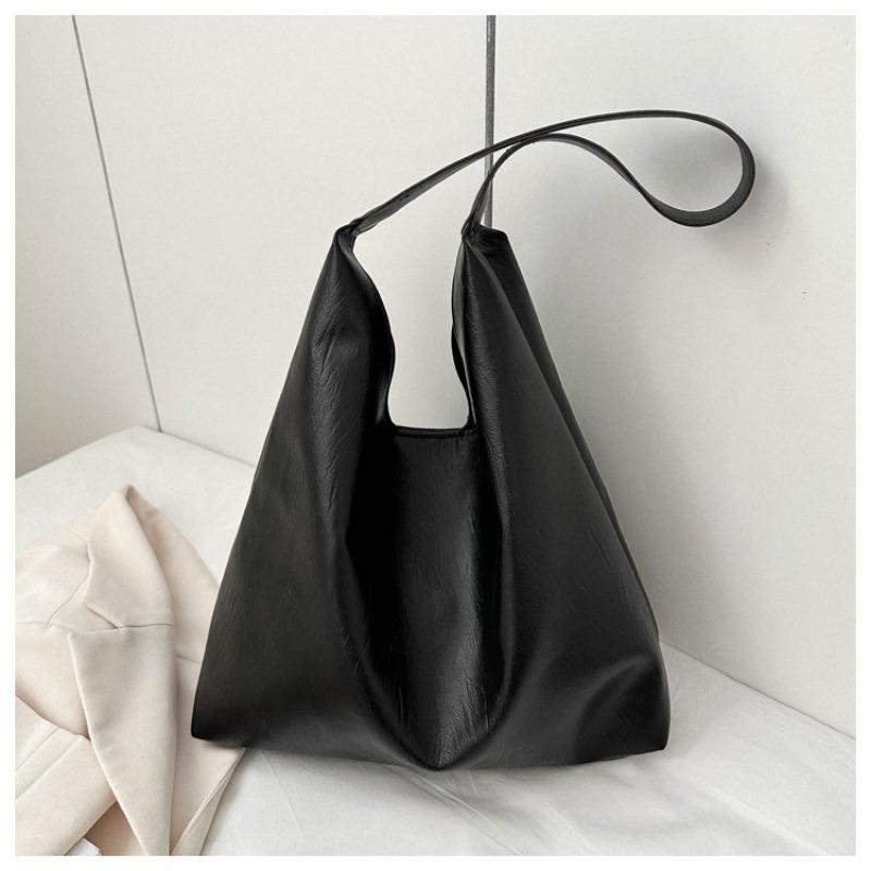 

Spring New Korean Texture Trend Fashion Minimalist Casual Shoulder Tote Bag Women