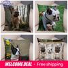 Cute Pet Mini French Bulldog Pillowcase Home Sofa Car Decoration Animal Dog Cushion Cover Printed