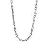 [Shinjuku Gin No Kura] Silver 925 Link Chain Necklace, 50cm, Simple Design Chain, U-Shaped Chain, Chain Only