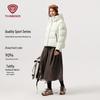 Tanboler Women's Short Hooded Goose Down Puffer Jacket