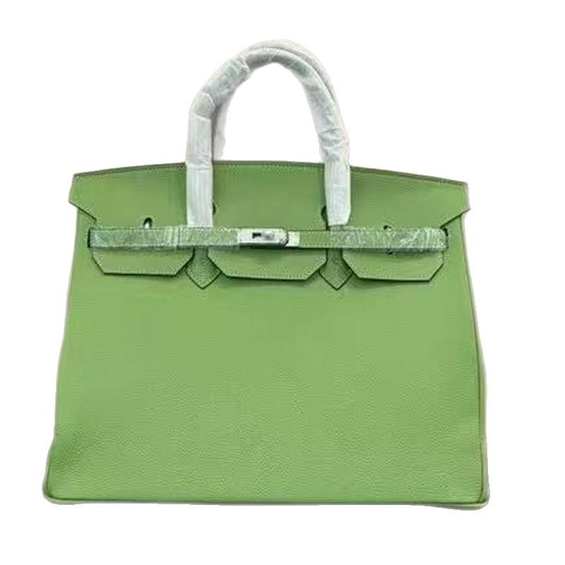 New Top-layer Cowhide 40cm Large Bag Handbag Leather Women's Bag