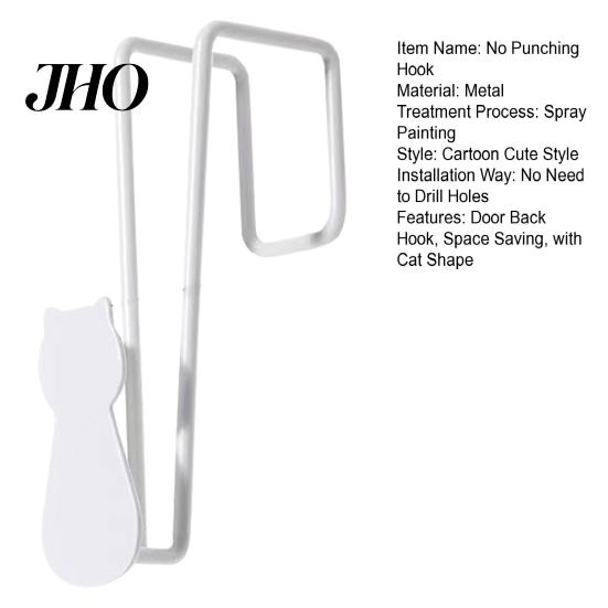Easy Install Wall Hook Door Back No Punching Stable Load-Bearing Damage Hanger Nail-Free Compact Space-Saving Organizer for Bedroom