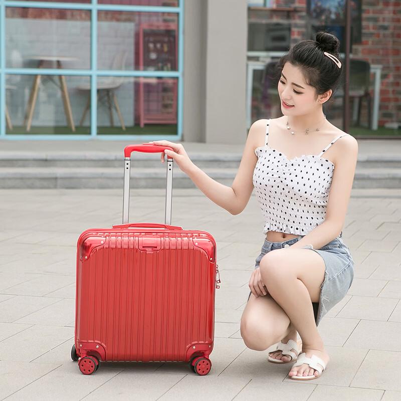 

PACKAGE FASHION Business Small Rolling Suitcase 18 inch