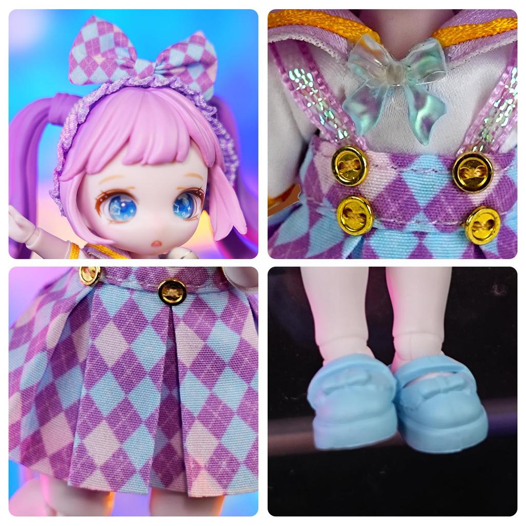 ICY Fortune Days 13cm Doll - College Series Doll, Perfect for Gifts, Decoration, DIY Exercises, and Collections, Girl's Doll 8+