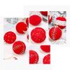 12pcs Elegant Holiday Display Ornament Traditional Flocking Christmas Sphere Ornament Festival Tree Decorations