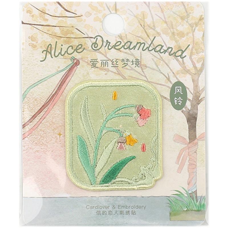 Paste Cute Embroidery Cloth Sticker Muji Jute Bag Mobile Phone Decorative Sticker Clothes Pants Hat Holes