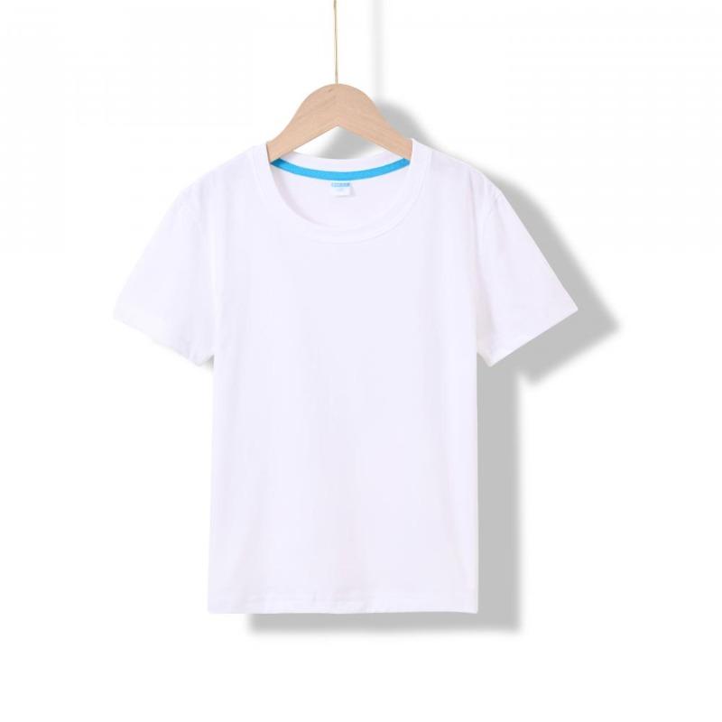 2026 Summer New Round Neck 100% Cotton Short Sleeve Boys' Casual Short Sleeve Round Neck T-shirt 17 colors