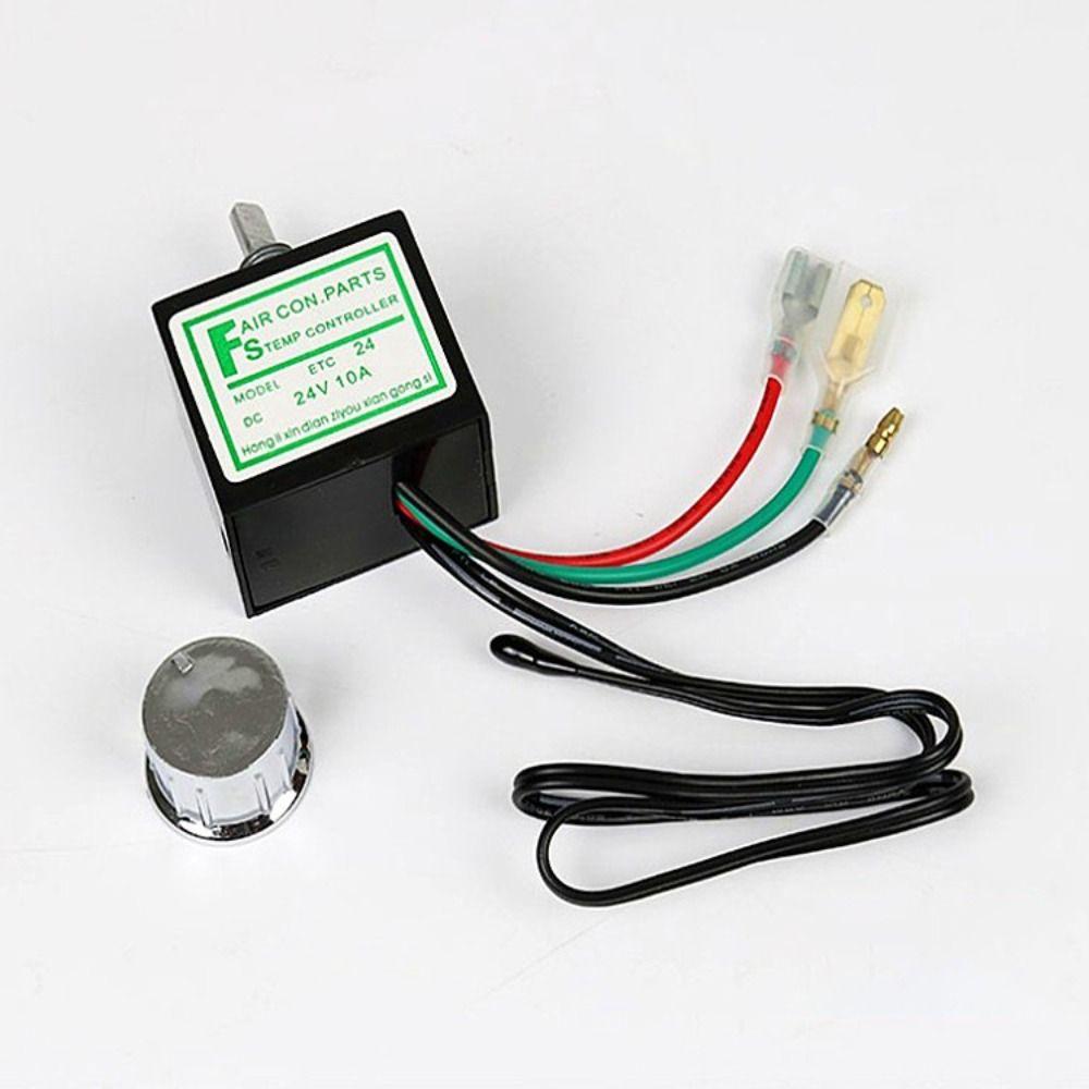 ABS Electronic Thermostat Auto Accessory Air Conditioner Switch New Temperature Control Car