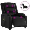 VidaXL Electric Reclining Massage Armchair, Relaxation Chair with Adjustable Backrest and Footrest, Salon Seat 3206547