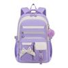 Zaino a tre pezzi per la scuola Zaino casual per studenti Zaino in nylon leggero con fiocco Quotidiano
