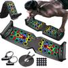 Şınav Tahtası Seti Taşınabilir Çok Amaçlı Şınav Barı Katlanabilir Fitness Ekipmanları Göğüs Karın Kollar/Sırt Eğitimi İçin