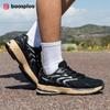 Bassploa Herren Laufschuhe Mode Retro Mesh Oberfläche Atmungsaktiv Anti-Rutsch Verschleiß Leichte Männer Outdoor Freizeit Sport Herrenschuhe