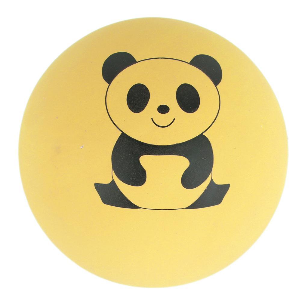 Squeaky Dog Toy Balls Latex Bite Resistant Interactive Smooth Pet Toys for Cat Dog 2.0in Yellow