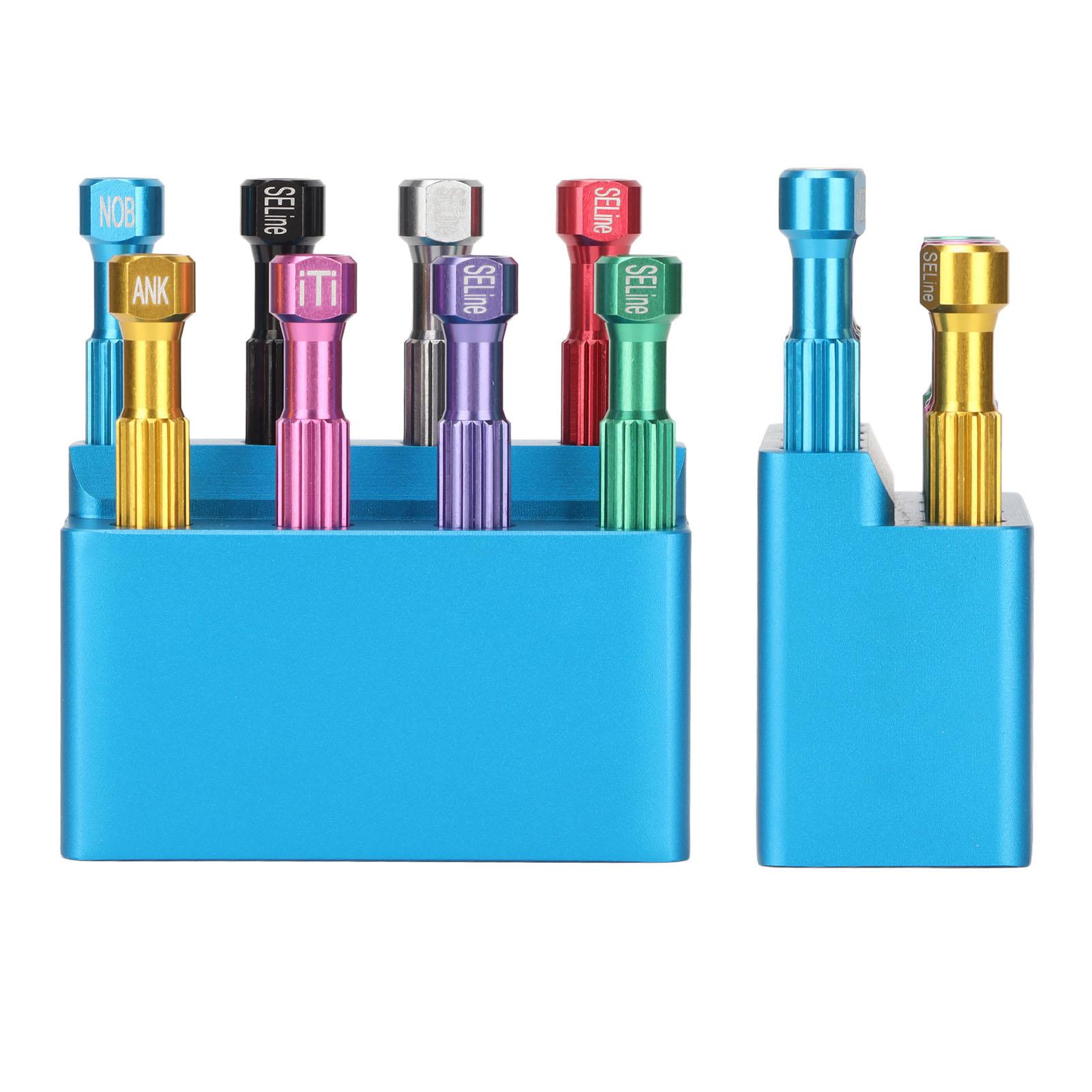 

Набор из 8 отверток для имплантов из нержавеющей стали, эргономичный набор отверток для имплантов для стоматолога синий