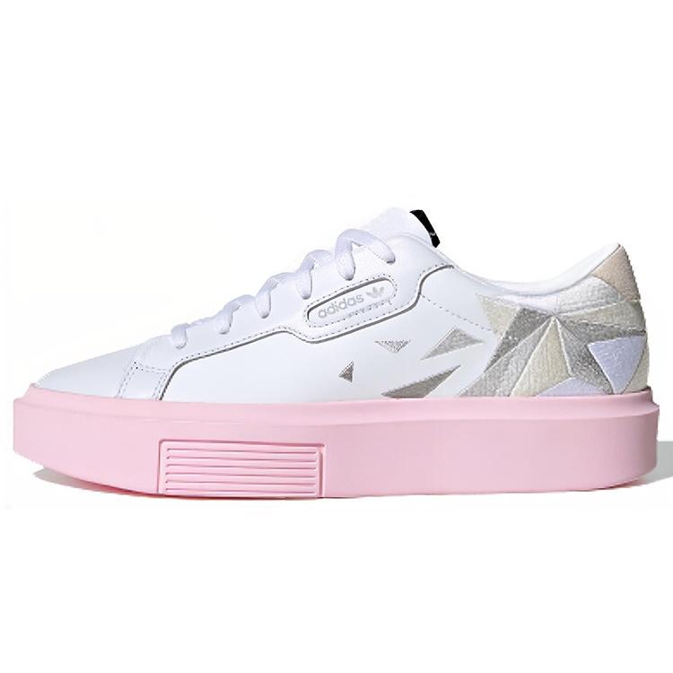 (WMNS) adidas Sleek Super White Clear Pink Women s EH1389 EU 38