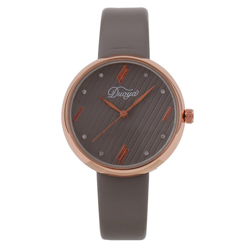 

Популярні інтернет-знаменитості, модні діамантові жіночі годинники для учнів середньої школи, кварцовий ремінь для годинників сірий колір