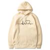 Womens Winter Hooded Long Sleeve Sweatshirt Loose Fit Unisex Casual Pullover With Kangaroo Pocket