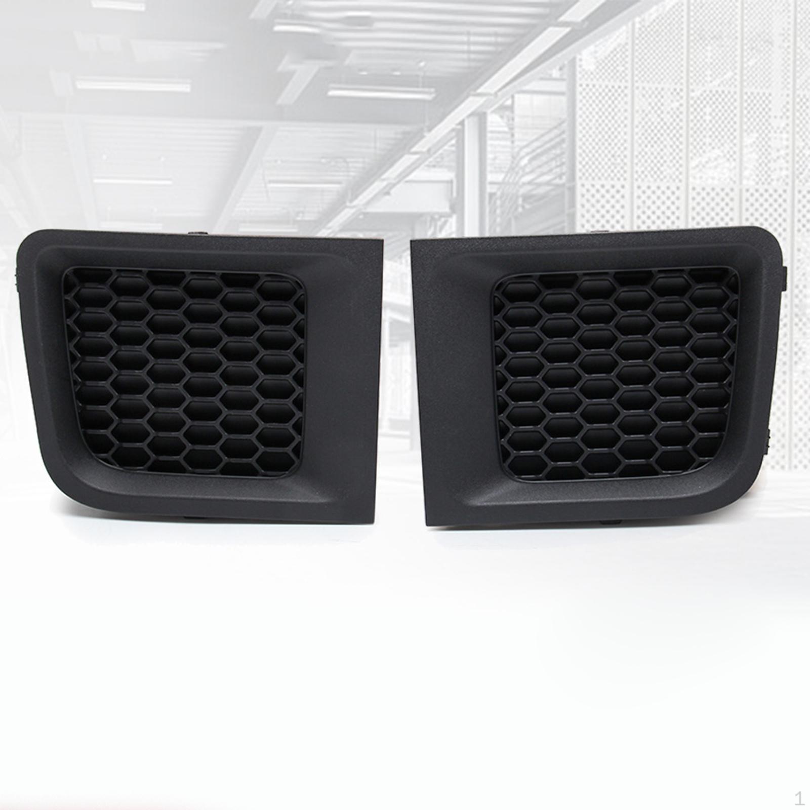 

Set of 2 Durable Left Right Front Bumper Lower Grille Bezel Cover Spare Parts for 2015 2017