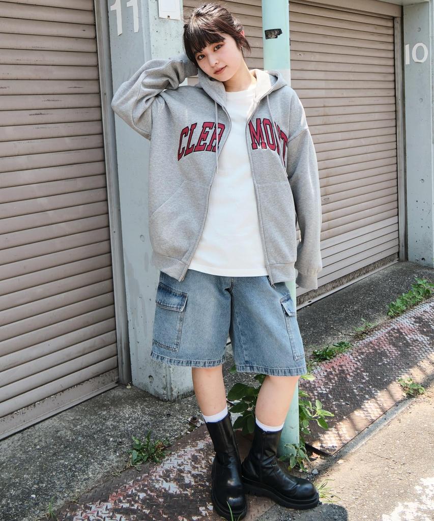 WEGO Graphic Logo Double Zip Size Heather Gray Men's Hoodie, Sweatshirt, Fall/Winter Outerwear, School/Streetwear, Gift, Small,