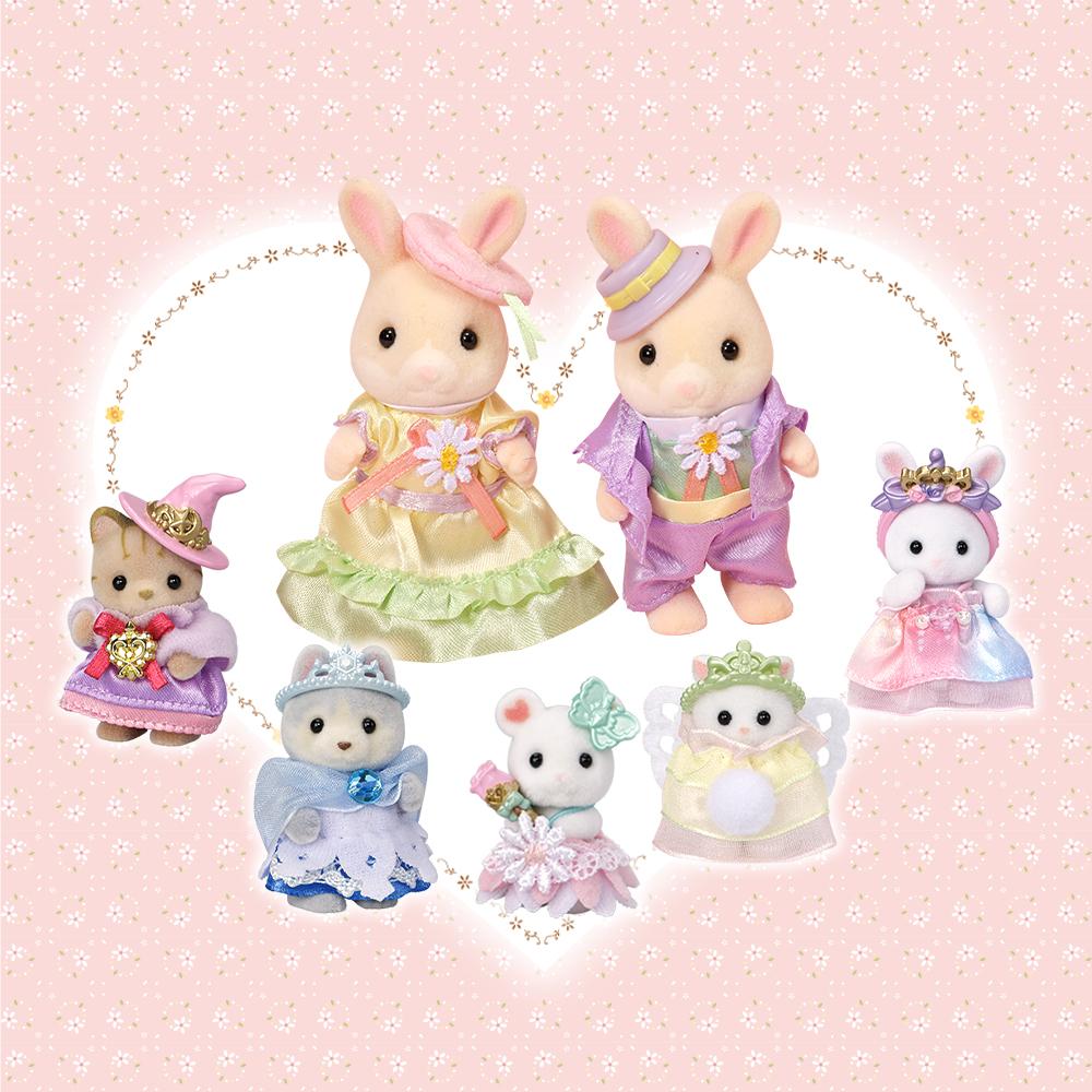 

[toytron] Margaret Rabbit Couple Princess Gift Set
