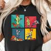 Nick and Judy Hopps Tshirt From Zootopia Cute Character Design Featuring Nick Judy Fennick and Bond Art Prints