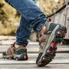 Męskie buty trekkingowe Zielone Męskie Casualowe Outdoorowe Buty Sportowe Antypoślizgowe Duży Rozmiar