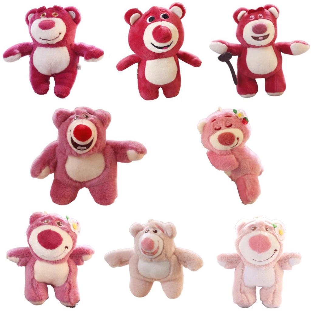 Cute Lotso Strawberry Bear Plush Pendant For Toy Story Fans