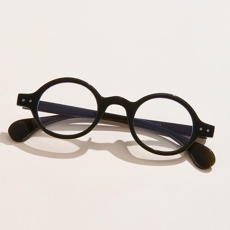 May Flower 2021 New Reading Glasses For Men Blue Light Cut Computer Eyeglasses Frame Women Round Retro Men's Glasses Diopters +2