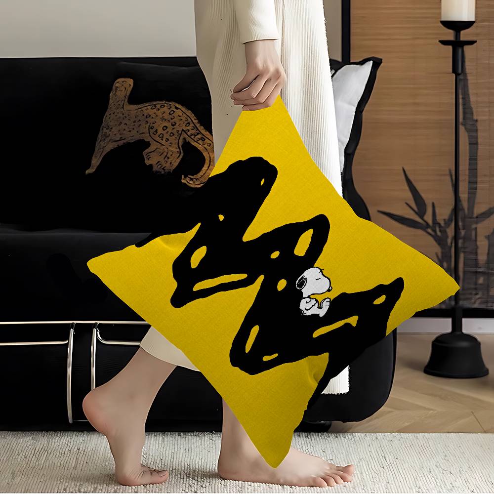 Cute Dog S-Snoopy Cushion Cover Decorative Pillow Sofa Home Decor Case Pillow Cases