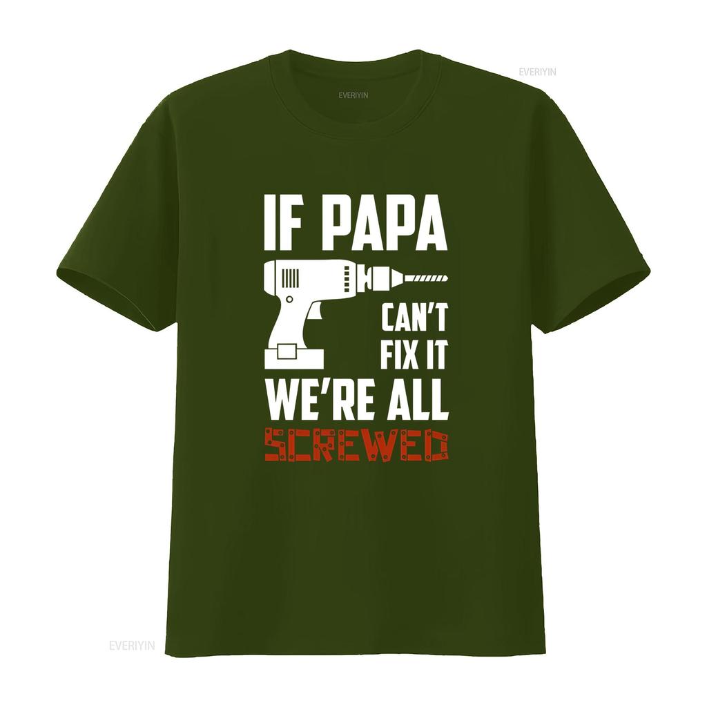 Papa T-Shirt Vatertag Papa s von Tochter Sohn Opa Väter Lustig vintage Gewaschen Grafik Lässig Weich Bequem Atmungsaktiv