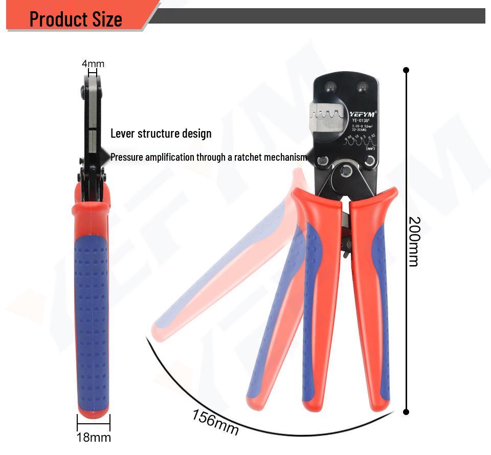 Small Crimp Terminal Tool Set SH1.25, XH2.0, XH2.54, SM2.54