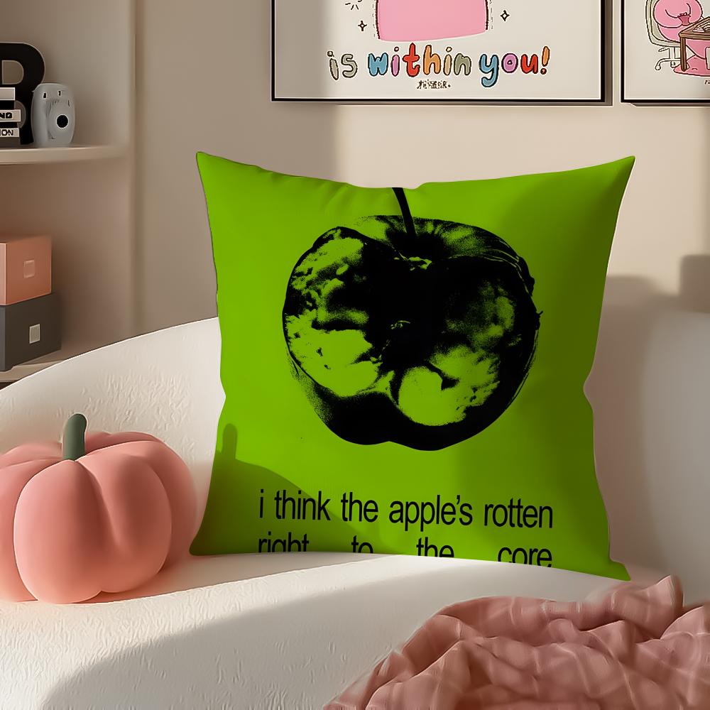 Singer Pop CCharli XCXX Cushion Cover Pillowcase Short Plush Invisible Zipper Room Sofa Cushion Cover