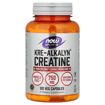 IHerb Now Foods ספורט KRE-Alkalyn קריאטין 120 טבליות