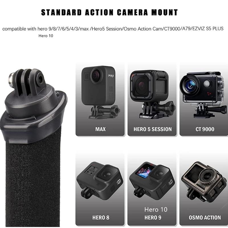 Camera Floating Hand Grip for   10 9 8 7 6 5 Action Cameras Non-Slip Handle With Wrist Band for Water Sports