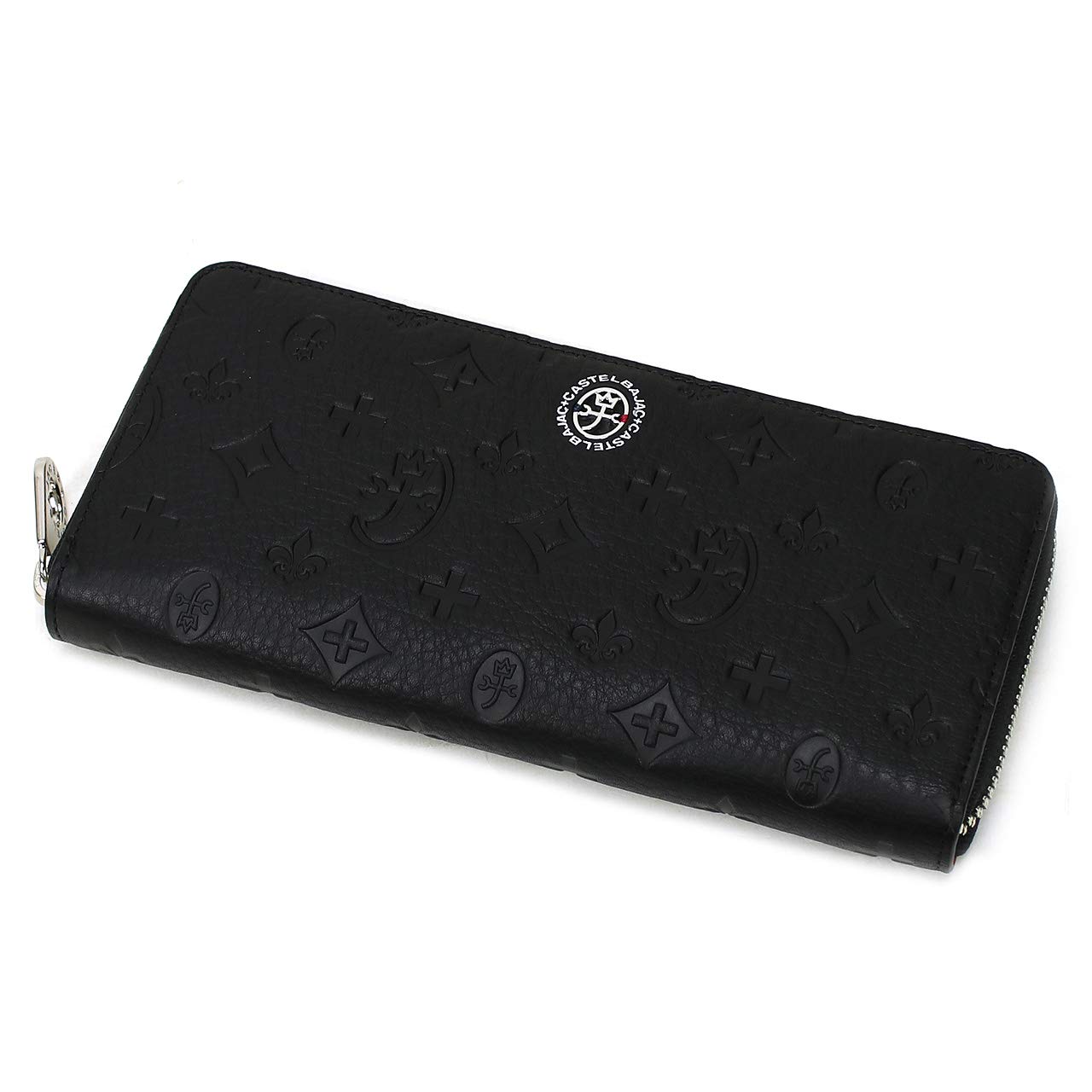 

Round zipper long wallet with coin purse Marcel 061616 Black [Castelbajac] чорний
