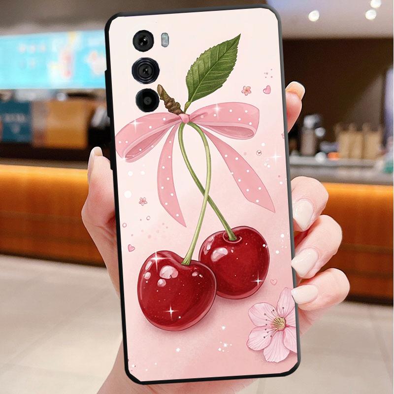 Phone Case For Motorola Edge 50 40 Pro 60 50 40 30 Ultra Neo Fusion Moto G Play G Stylus G Power G Lemon strawberry watermelon