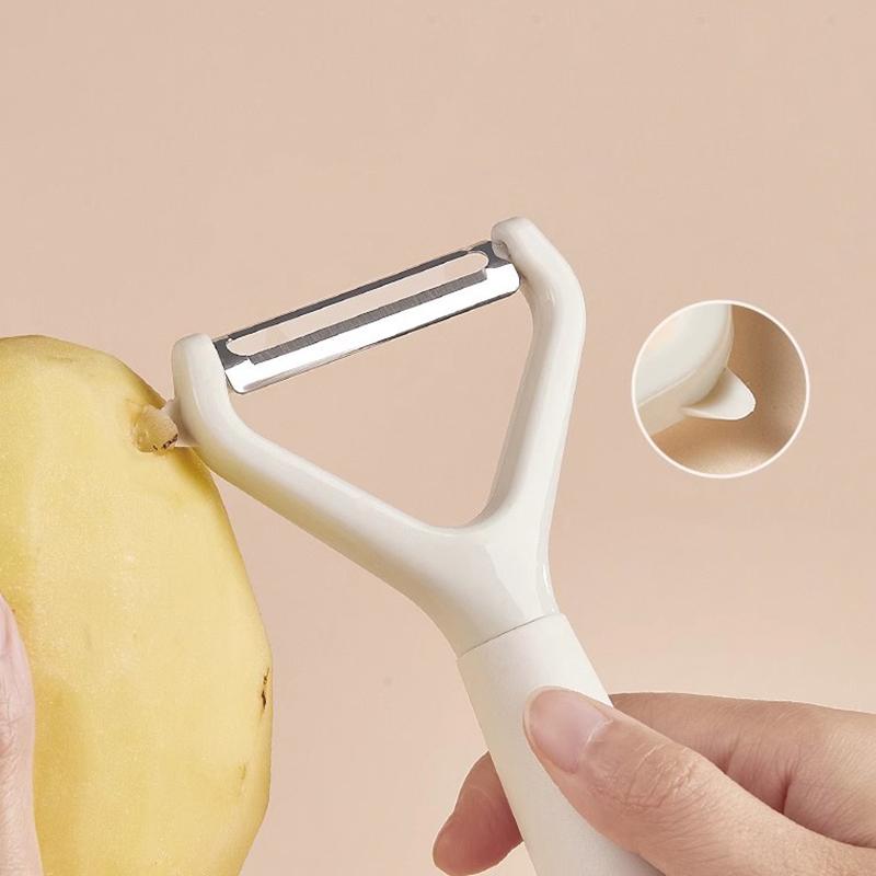 Multifunctional Long Handle Peeler, Sharp Peeler, Fruits, Vegetable, Potato, Carrot, Easy Peeling Tools, Kitchen Gadgets