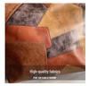 2024 Neue Patchwork Colorblock Crossbody Tote - Damen Große Kapazität Lässige Einzel-Schultertasche für Studentinnen