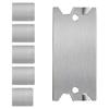 50 Pieces Galvanized Steel Cable and Pipe Protection Plate Resistant for DIY