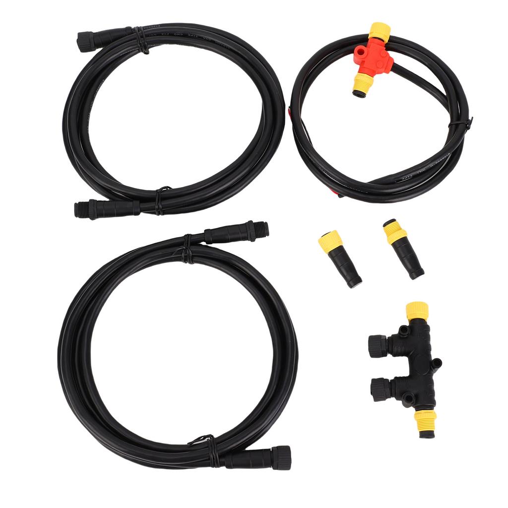 NMEA 2000 Starter Kit Fit for Lowrance Marine Grade Backbone Cables Drop Cables Tees Terminators M12 5pin 2K Network