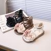 Girls' Sandals Summer New Children Sandals Soft Bottom Girl Princess Shoes Flower Girls Roman Shoe Fashion Girls Shoe skids shoe
