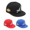 A Letter Coconut Tree Hip Hop Baseball Cap Flat Edge Casual Fashion Embroidery Letter Sunshade Sunscreen Hat