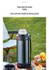 Stainless Steel Outdoor Thermos Bottle with Strap - Large Capacity, Portable, Insulated for Sports & Climbing