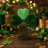 Shamrock Soft Ornament Festive Velvet Tree Pet-Friendly